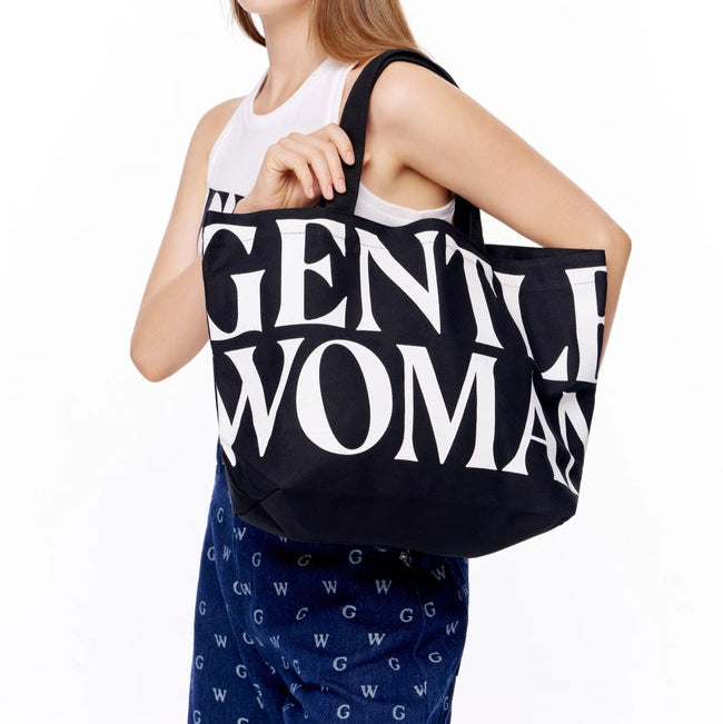 Canvas Tote Bag - Black