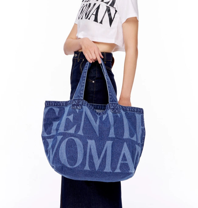 Denim Jumbo Tote Bag