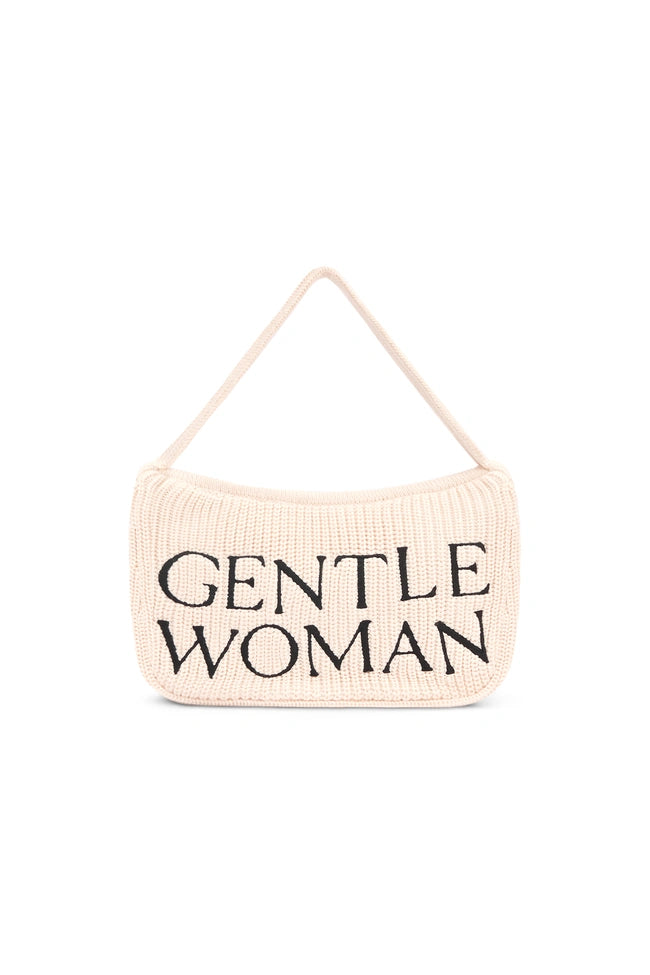 Preppy Knit Shoulder Bag