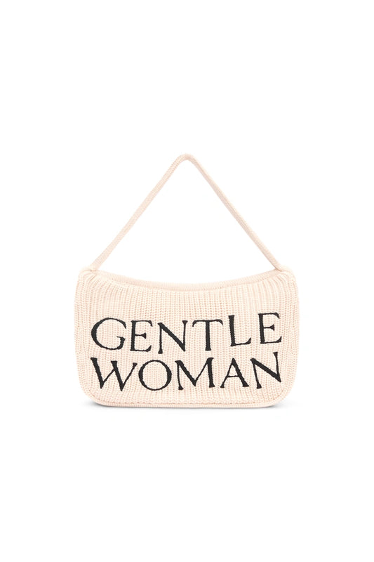 Preppy Knit Shoulder Bag